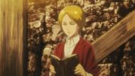 Dina Yaeger os seen in Attack on Titan. (Image via Mappa)